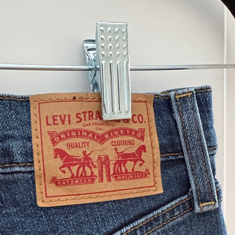 Levi's Denim Jeans Rib Cage Bell Jeans